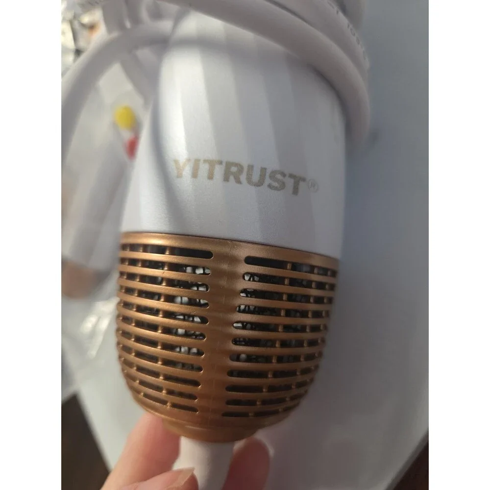 Yitrust WT-622 White Gold Corded Electric 6 in 1 Hair Dryer Styling Tool